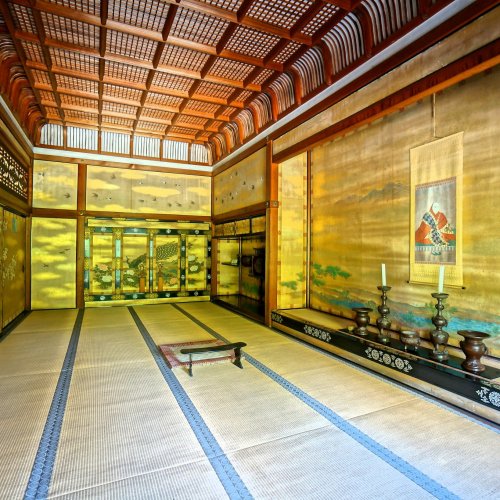 One of the rooms of the Goten in Ninnaji Temple, Kyoto.