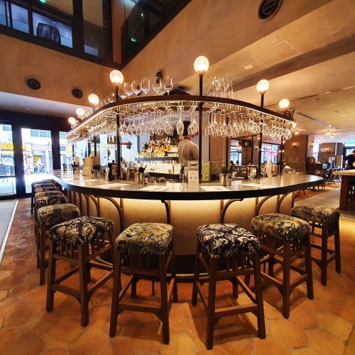 Stylish casual bar